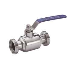 Sanitary ball valve fluid spare parts  internal threaded stainless steel manual spanner globe valve